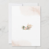 A Little Peanut Baby Shower Invitation Kaart (Achterkant)