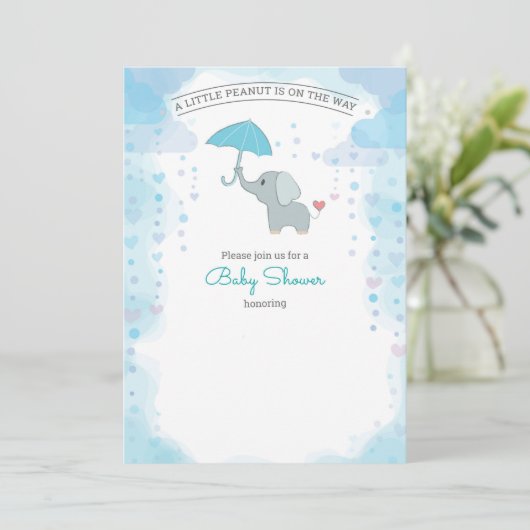 A little peanut is on the way (Staand voorkant)