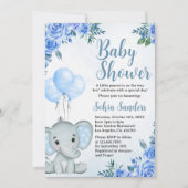 A Little Peanut is on the Way, Baby Shower Boy Kaart (Voorkant)