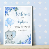 A Little Peanut is on the Way, Baby Shower Boy Poster