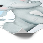 A Little Peanut is on the Way, Baby Shower Boy Poster (Hoek)