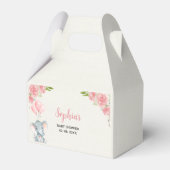 A Little Peanut is on the Way, Baby Shower Girl Bedankdoosjes (Voorkant Zijde)