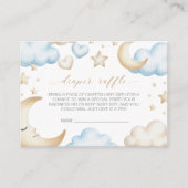 A little piece of heaven baby shower diaper raffle informatiekaartje (Voorkant)