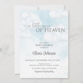 A Little Piece of Heaven Baby shower (Jongen) Kaart (Voorkant)