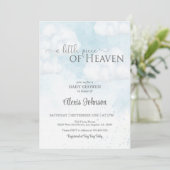 A Little Piece of Heaven Baby shower (Jongen) Kaart (Staand voorkant)