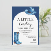 A Little Pink Cowboy Is On The Way Kaart (Staand voorkant)