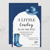 A Little Pink Cowboy Is On The Way Kaart (Voorkant / Achterkant)