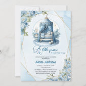 A Little Prince Baby shower Invitation beroemd gem Kaart (Voorkant)
