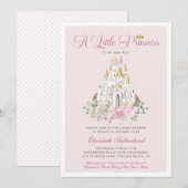 A Little Princes is op weg naar haar Baby shower Kaart (Voorkant / Achterkant)