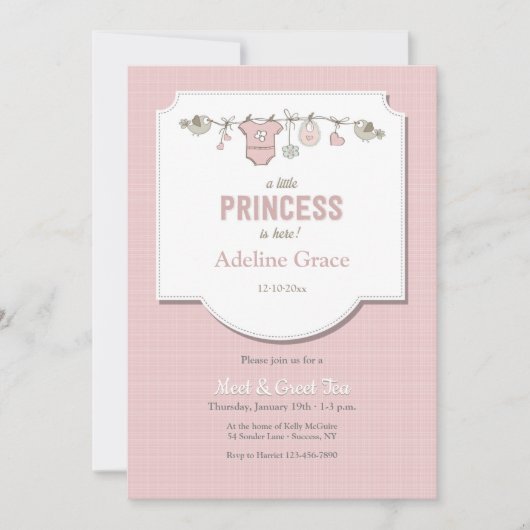 A Little Princess is Here Meet and Greet wordt: Kaart (Voorkant)