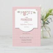 A Little Princess is Here Ontmoeting en Begroeting Kaart (Staand voorkant)