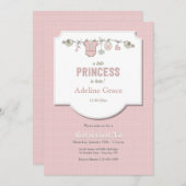 A Little Princess is Here Ontmoeting en Begroeting Kaart (Voorkant / Achterkant)