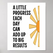 A Little Progress Each Day Poster (Voorkant)
