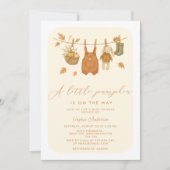 A little Pumpkin Baby Fall Baby Shower Kaart (Voorkant)