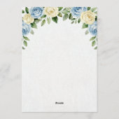 A Little Pumpkin” Baby Shower Invitation  Kaart (Achterkant)