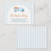 A Little Pumpkin Blue Truck Gingham Books for Baby Informatiekaartje (Voorkant / Achterkant)
