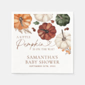 A Little Pumpkin Fall Baby Shower Servet (Voorkant)