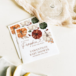 A Little Pumpkin Fall Baby Shower Servet