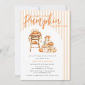 A Little Pumpkin Is Amost Here Baby Shower Kaart (Voorkant)