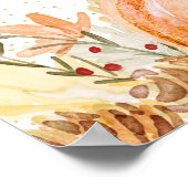 A Little Pumpkin is on her Way, Baby Shower Poster (Hoek)