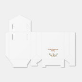 A Little Pumpkin is on the Way" Baby Bib Bedankdoosjes (Uitgevouwen)