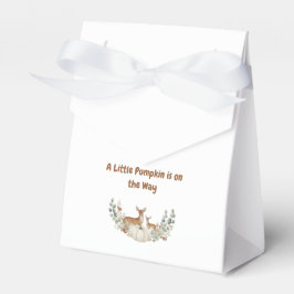 A Little Pumpkin is on the Way" Baby Bib Bedankdoosjes