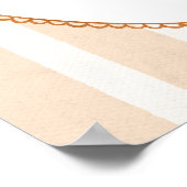 A Little Pumpkin Is On The Way Baby Shower Welcome Poster (Hoek)