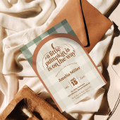 A Little Pumpkin Is On The Way Fall Baby Shower Kaart