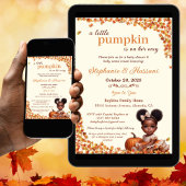 A Little Pumpkin is op weg naar Puff Baby Girl Kaart