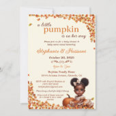 A Little Pumpkin is op weg naar Puff Baby Girl Kaart (Voorkant)