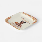 A Little Pumpkin is op weg naar Puff Baby Girl Papieren Bordje (Gebogen)