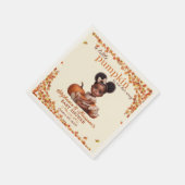 A Little Pumpkin is op weg naar Puff Baby Girl Servet (Hoek)