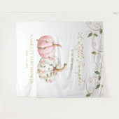 A Little Pumpkin Party Banner Wandkleed (Voorkant (horizontaal))