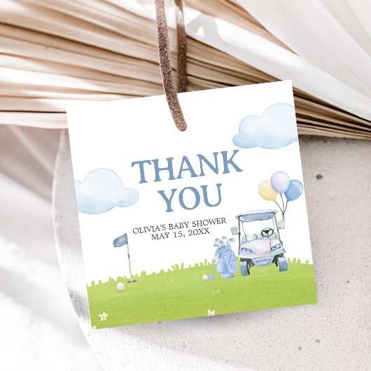 A Little Putter Golf Baby Shower Bedankjes Labels