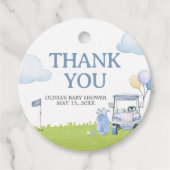 A Little Putter Golf Baby Shower Bedankjes Labels (Voorkant)
