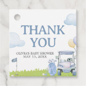A Little Putter Golf Baby Shower Bedankjes Labels (Voorkant)