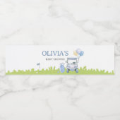 A Little Putter Golf Baby Shower Waterfles Etiket (Enkel label)