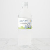 A Little Putter Golf Baby Shower Waterfles Etiket (Voorkant)