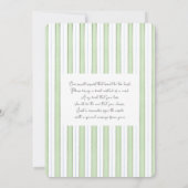 A Little Putter is op weg naar het Baby shower Kaart (Achterkant)