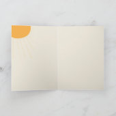 A Little ray of Sunshine Baby Shower Bedankkaart (Binnen)