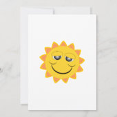 A Little Ray Of Sunshine Baby Shower Kaart (Achterkant)