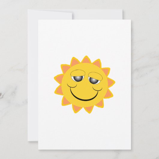 A Little Ray Of Sunshine Baby Shower Kaart (Achterkant)