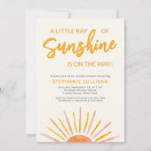 A Little Ray Of Sunshine Baby Shower Kaart (Voorkant)