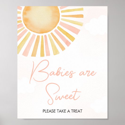A Little Ray of Sunshine Baby's zijn zoet Poster (Voorkant)
