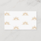 A Little Ray of Sunshine Boho luierverloting Informatiekaartje (Achterkant)