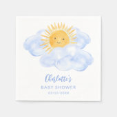 A Little Ray Of Sunshine Boy's Baby Shower Servet (Voorkant)