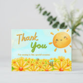 A Little Ray of Sunshine - Dank je kaart (Staand voorkant)