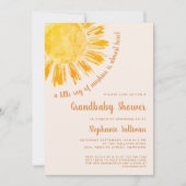A Little Ray of Sunshine Oma Baby shower Kaart (Voorkant)