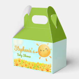 A Little Ray of Sunshine - Spring Baby shower Bedankdoosjes