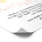 A Little Ray of Sunshine Zeg geen Baby Poster (Hoek)